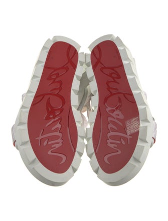 Christian Louboutin Spike Accents Neoprene Sandals