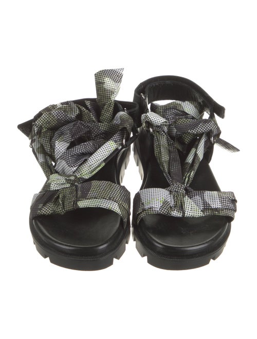 Christian Louboutin Nylon Printed Gladiator Sandals