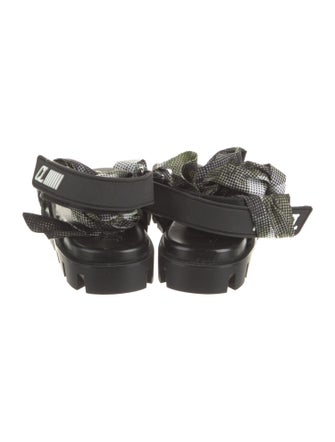 Christian Louboutin Nylon Printed Gladiator Sandals