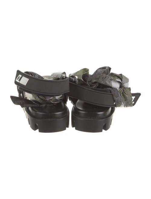 Christian Louboutin Nylon Printed Gladiator Sandals