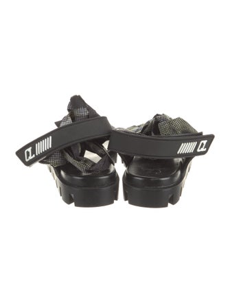 Christian Louboutin Nylon Printed Gladiator Sandals