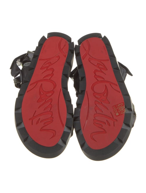 Christian Louboutin Nylon Printed Gladiator Sandals