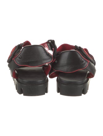 Christian Louboutin Spike Accents Neoprene Sandals