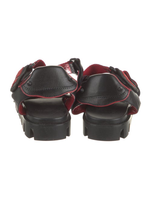 Christian Louboutin Spike Accents Neoprene Sandals