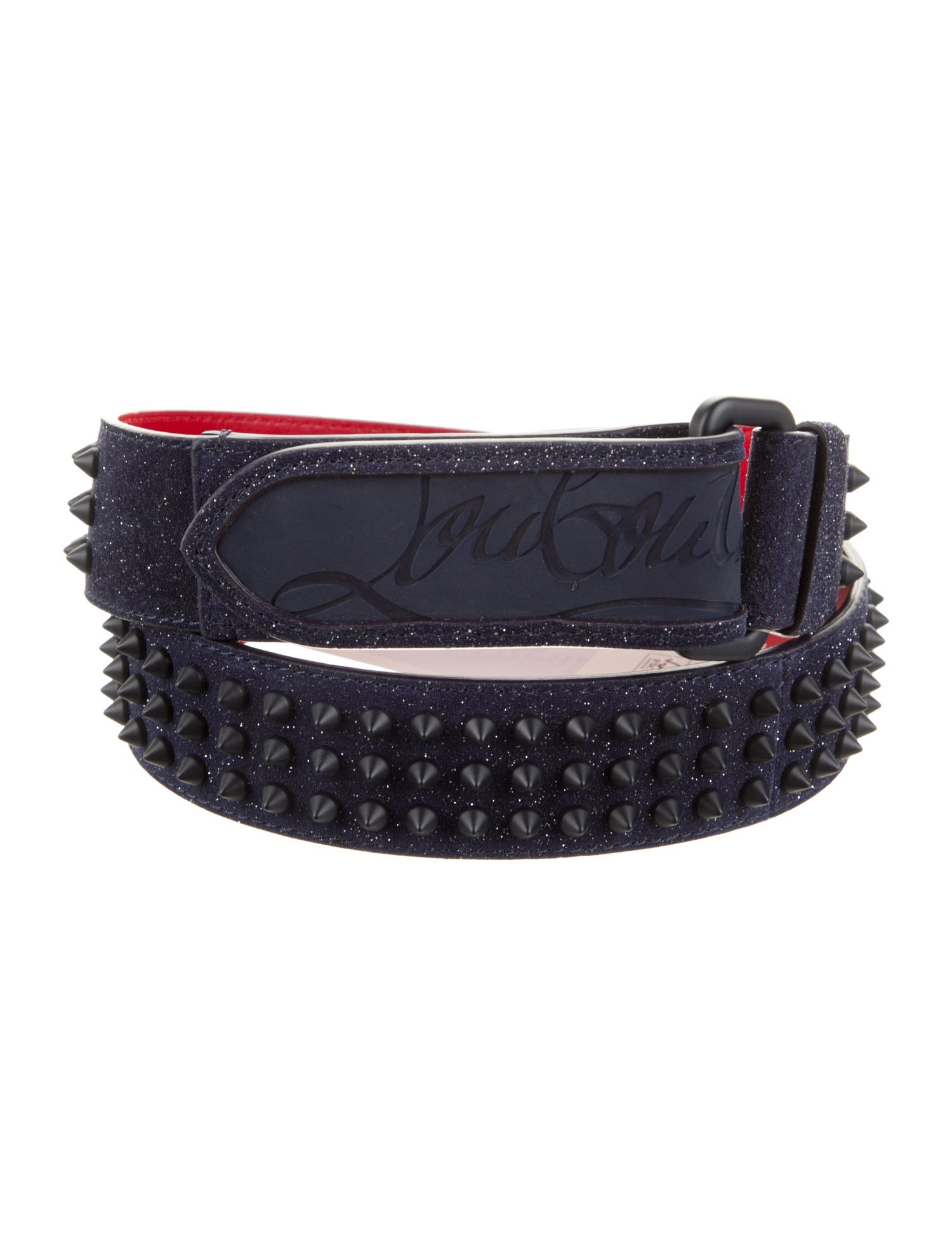 Christian Louboutin Suede Belt Kit