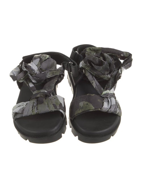 Christian Louboutin Nylon Printed Gladiator Sandals