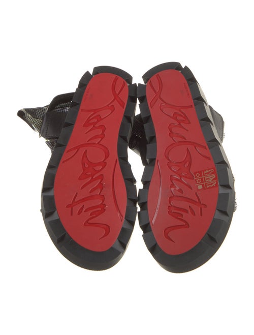 Christian Louboutin Nylon Printed Gladiator Sandals