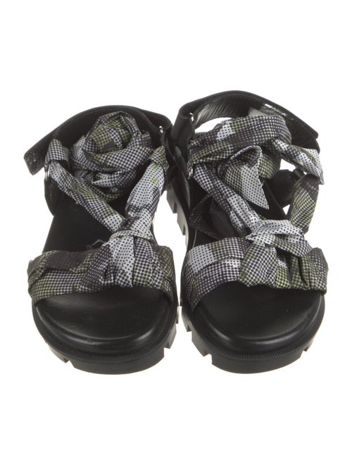 Christian Louboutin Nylon Printed Gladiator Sandals