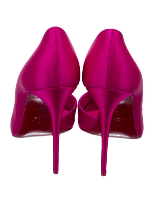 Christian Louboutin Satin D'Orsay Pumps