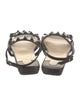 Christian Louboutin Leather Studded Accents Sandals