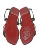 Christian Louboutin Leather Studded Accents Sandals