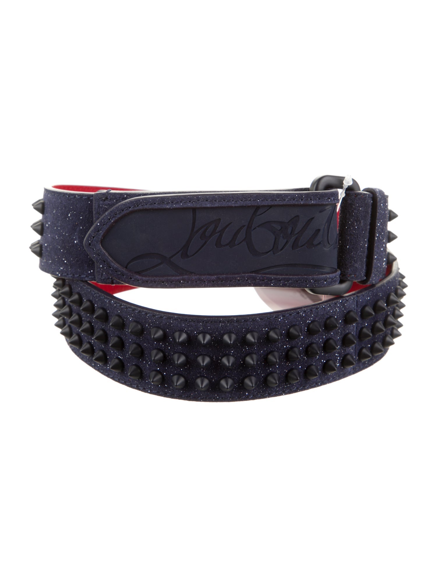 Christian Louboutin Suede Belt Kit