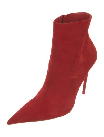 Christian Louboutin Suede Sock Boots