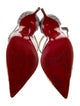 Christian Louboutin Mesh Mesh Accents T-Strap Pumps