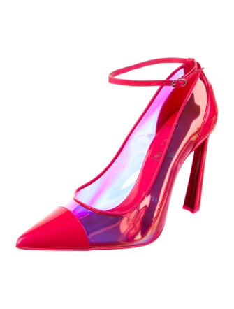 Christian Louboutin PVC Studded Accents Pumps