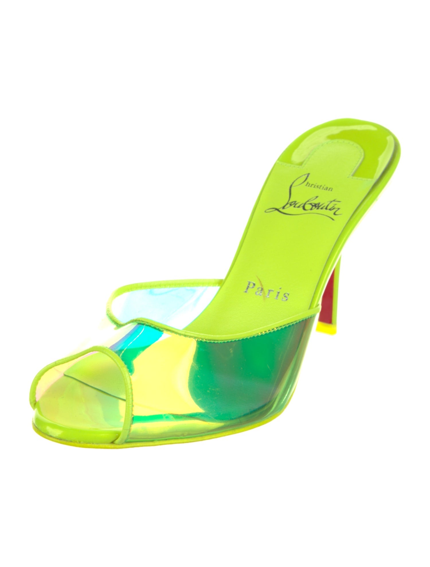 Christian Louboutin PVC Slides