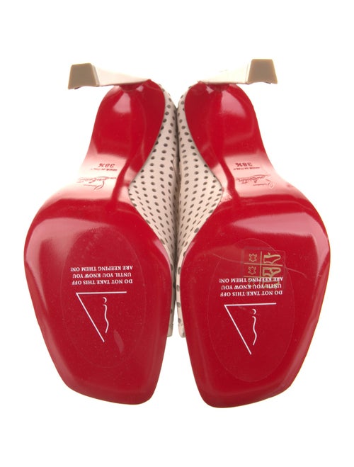 Christian Louboutin Leather Lasercut Accents Lace-Up Boots