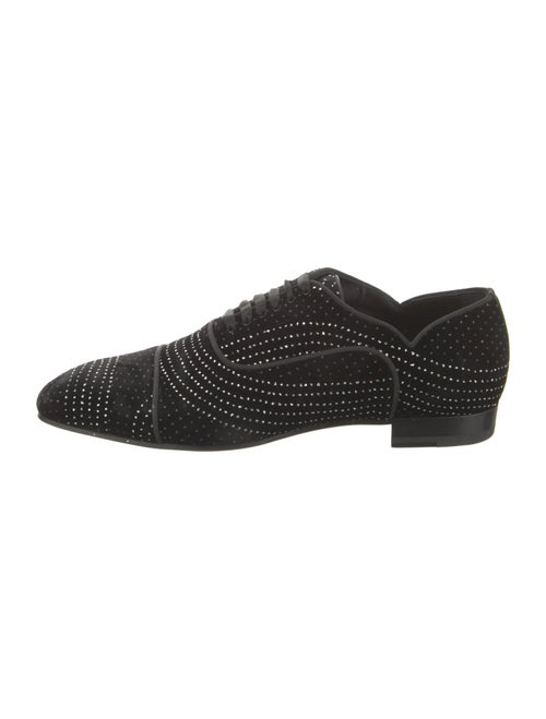 Christian Louboutin Velvet Grosgrain Trim Oxfords