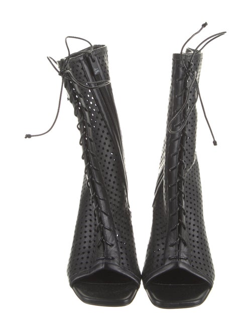 Christian Louboutin Leather Lace-Up Boots
