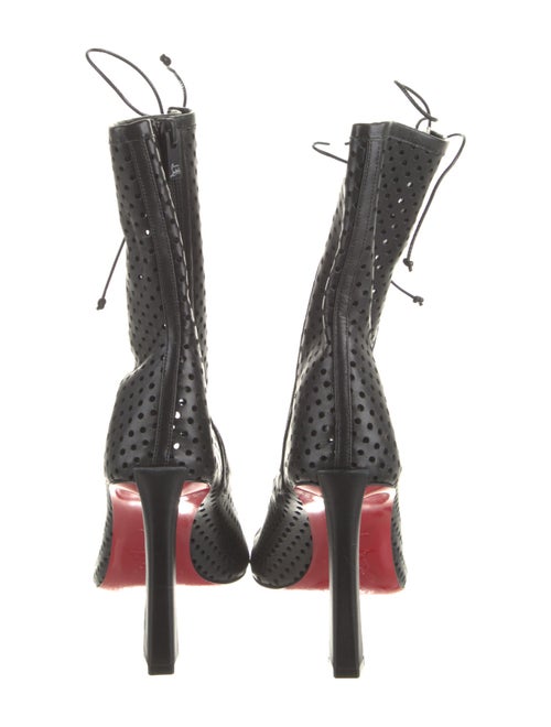 Christian Louboutin Leather Lace-Up Boots