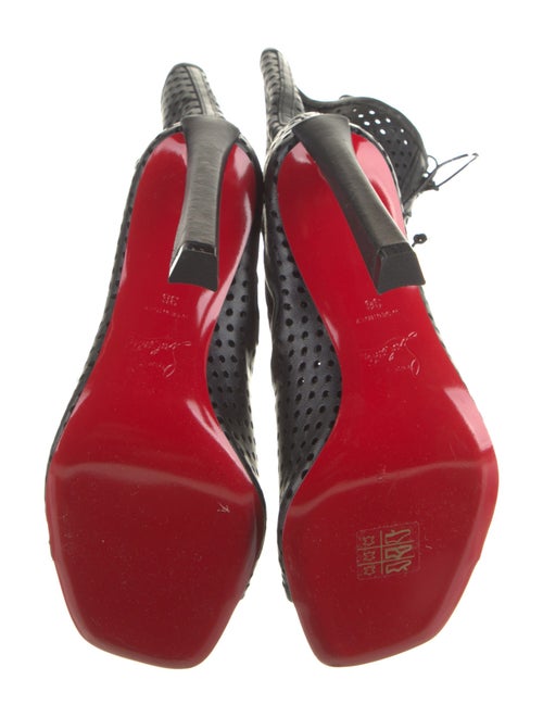 Christian Louboutin Leather Lace-Up Boots