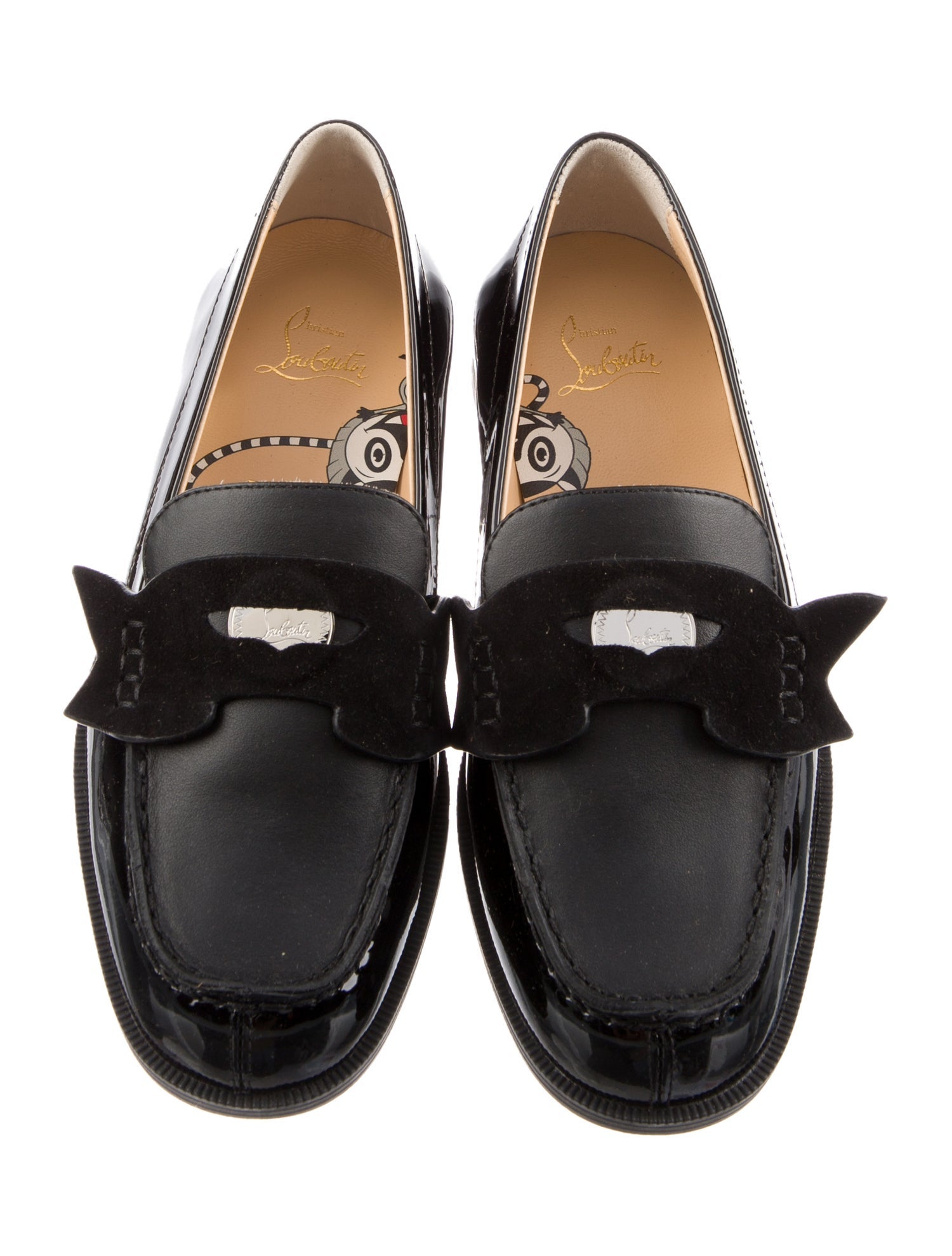 Christian Louboutin Kids Patent leather loafers