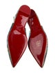 Christian Louboutin Embossed Leather Slingback Flats