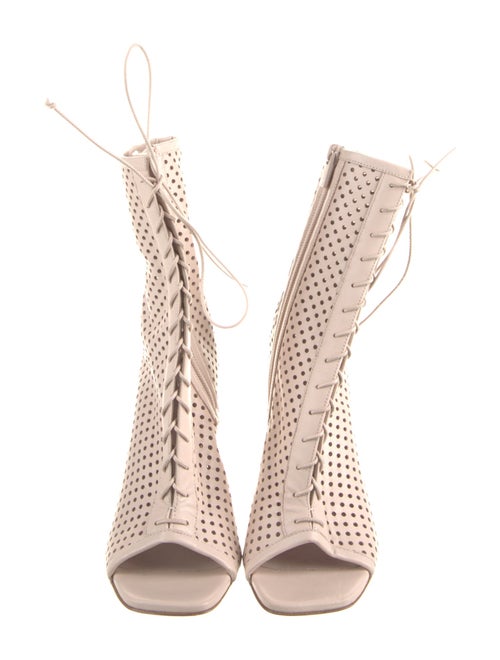 Christian Louboutin Leather Lace-Up Boots