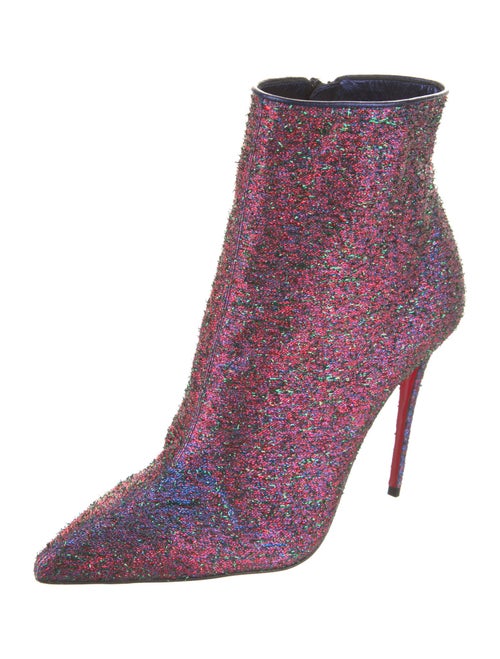 Christian Louboutin Leather Printed Boots