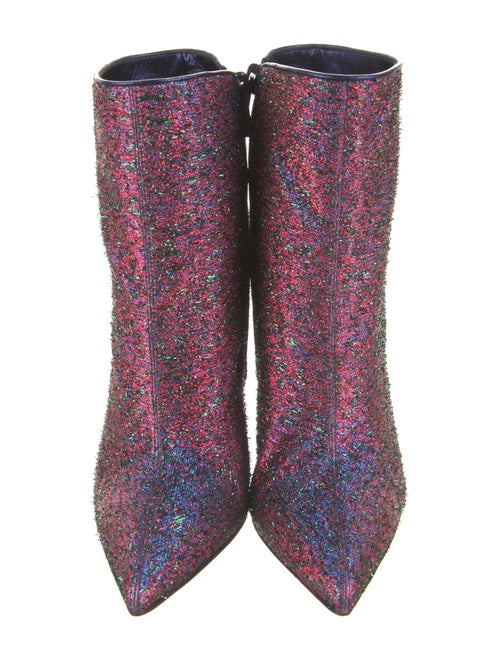 Christian Louboutin Leather Printed Boots