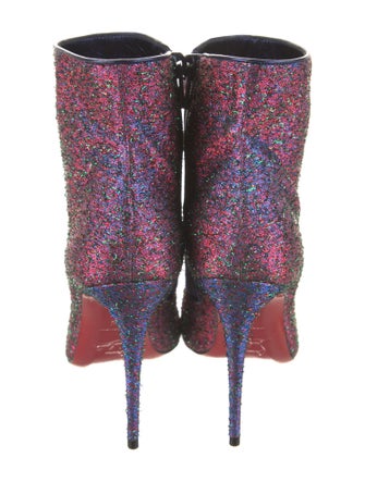 Christian Louboutin Leather Printed Boots