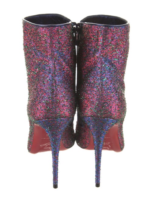 Christian Louboutin Leather Printed Boots