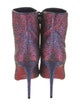 Christian Louboutin Leather Printed Boots