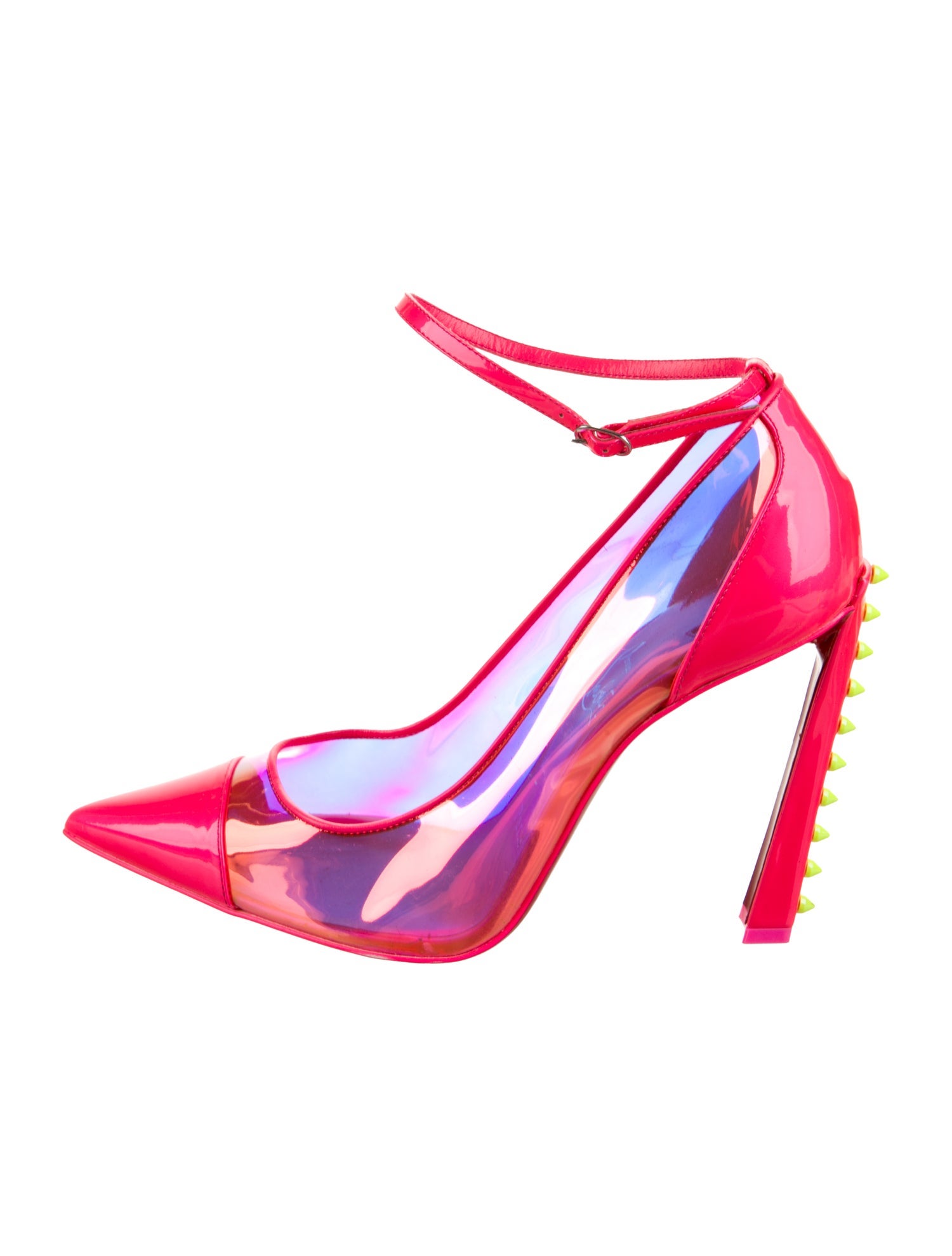 Christian Louboutin PVC Studded Accents Pumps