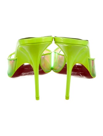 Christian Louboutin PVC Printed Slides