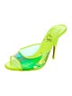 Christian Louboutin PVC Printed Slides