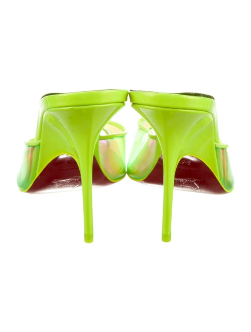 Christian Louboutin PVC Printed Slides