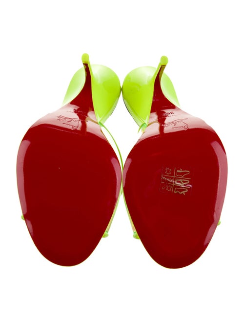 Christian Louboutin PVC Printed Slides