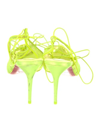 Christian Louboutin Lace Slingback Pumps