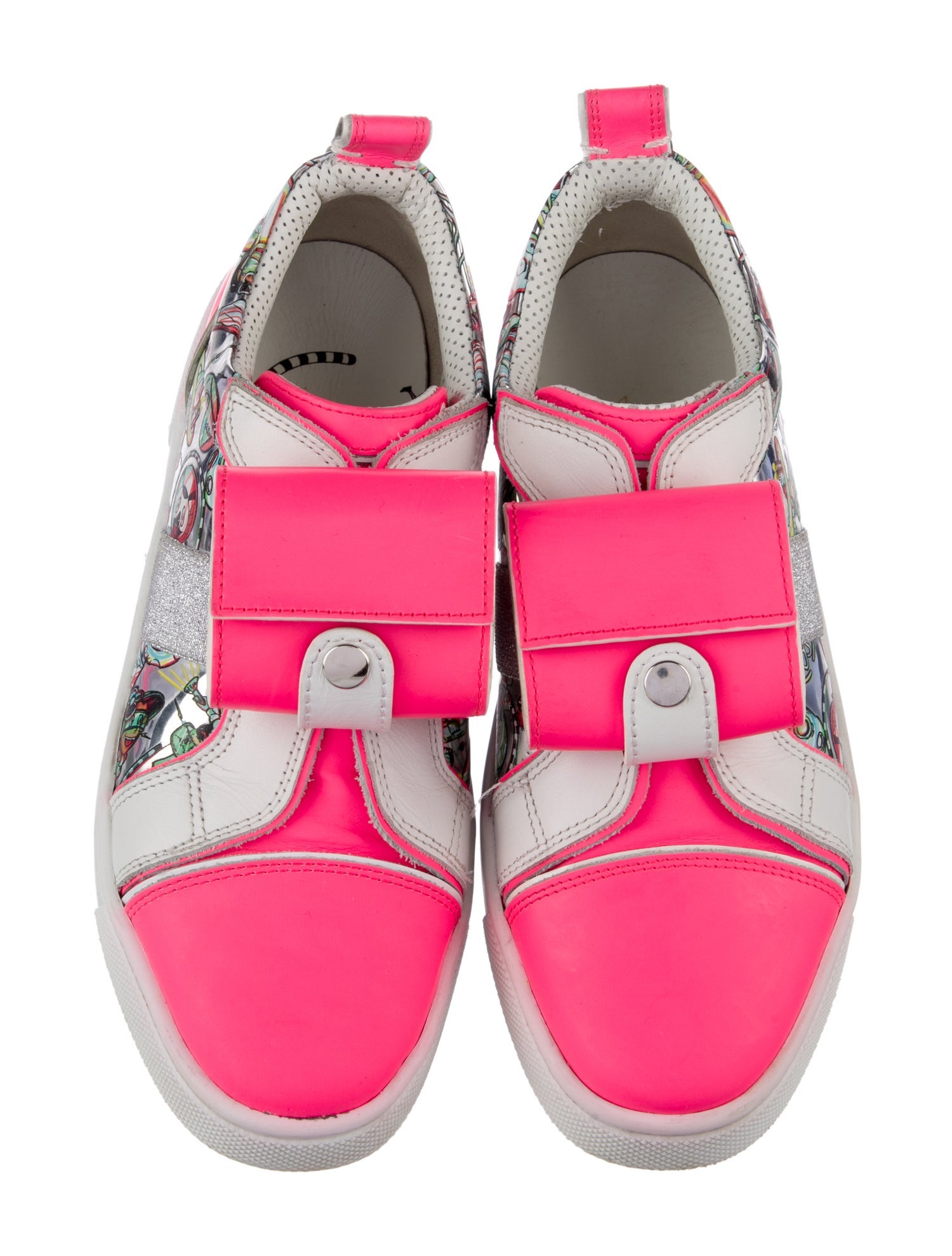 Christian Louboutin Patterned Low Top Sneakers