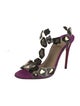 Christian Louboutin PVC Animal Print Slingback Sandals