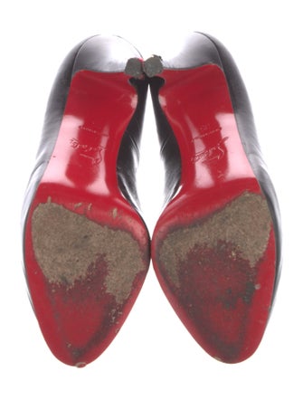 Christian Louboutin Joli Dune 120 Leather Pumps