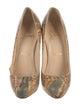 Christian Louboutin Snakeskin Animal Print Pumps
