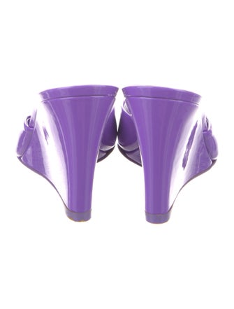 Christian Louboutin Patent Leather Slides