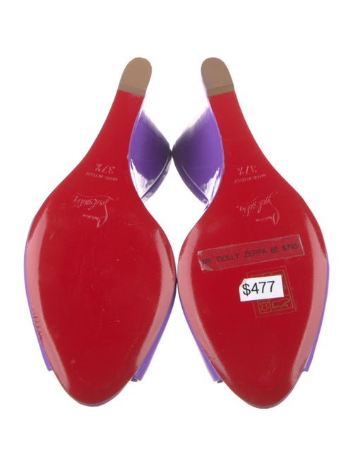 Christian Louboutin Patent Leather Slides