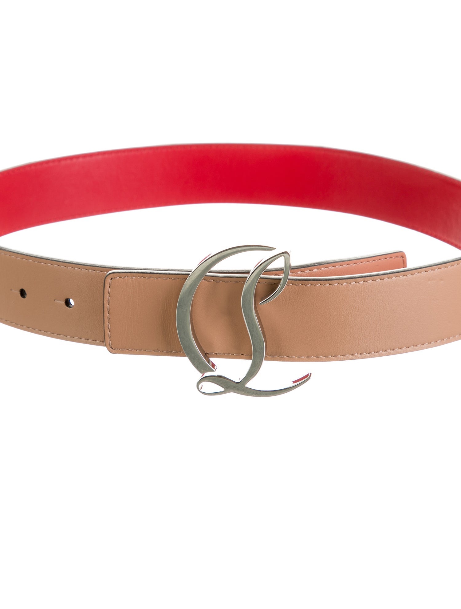 Christian Louboutin Skinny Leather Waist Belt