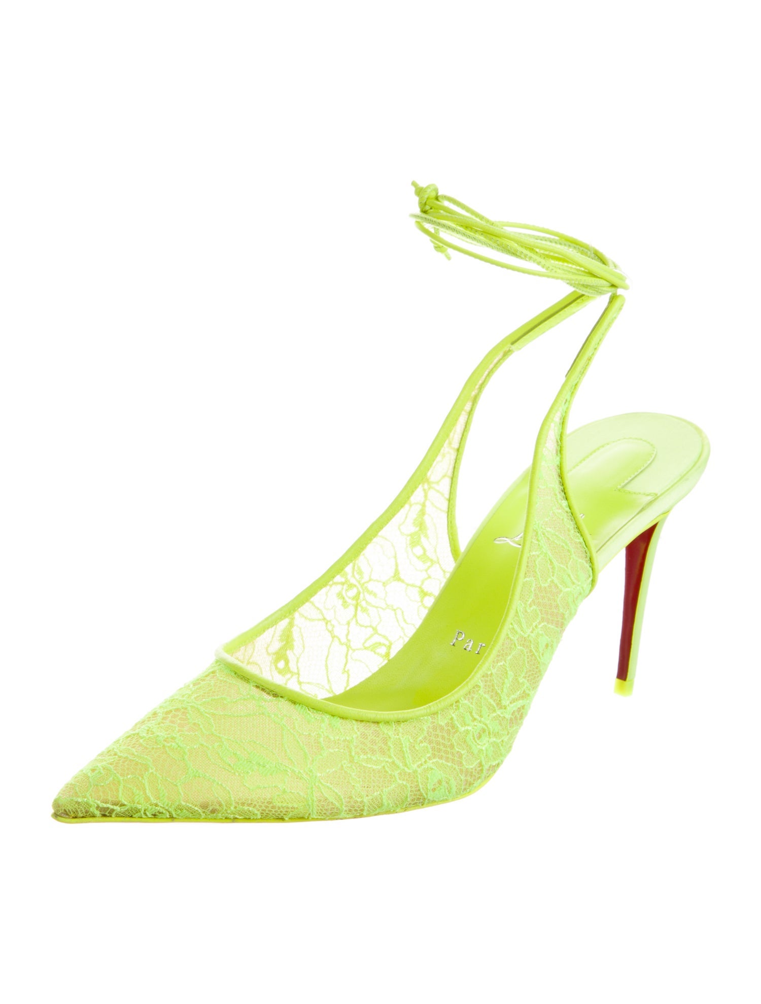 Christian Louboutin Lace Lace Pattern Gladiator Sandals