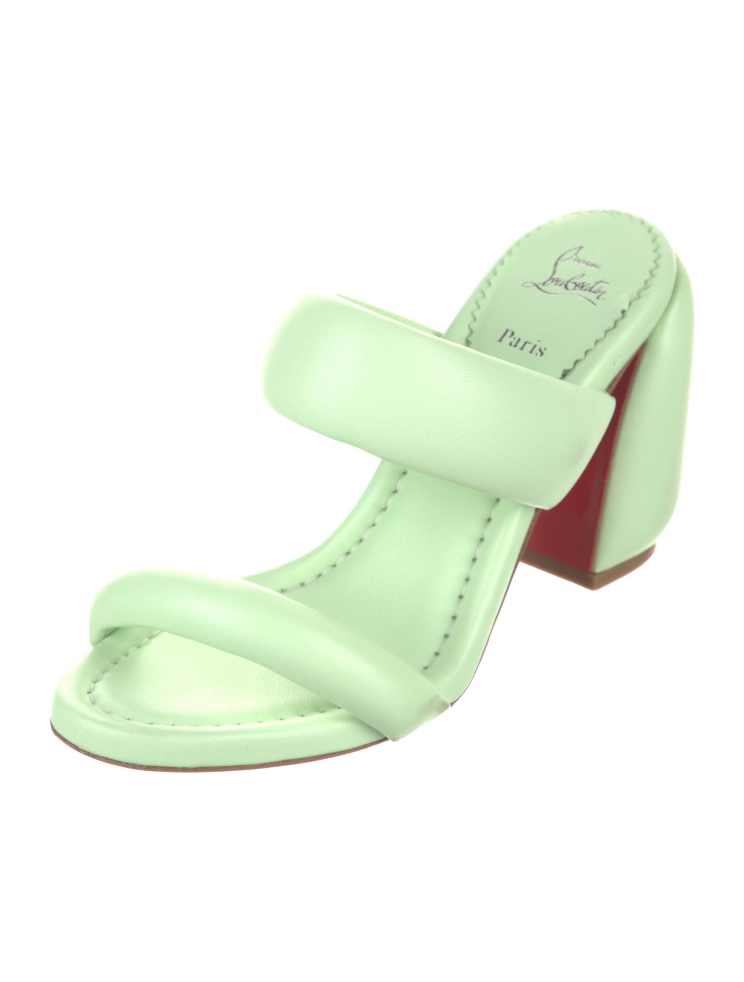Christian Louboutin Leather Slides