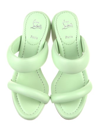 Christian Louboutin Leather Slides