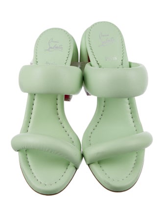Christian Louboutin Leather Slides